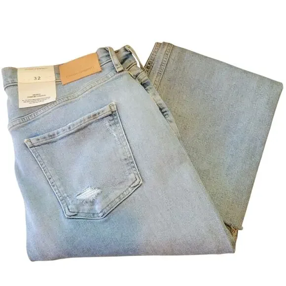 Citizens of Humanity Isola Jeans 32 Button Fly Cropped Bootcut Raw Hem NWT - Picture 4 of 16